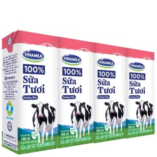 giá 1 thùng sữa tươi vinamilk 180ml