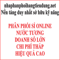ĐẠI LÝ NƯỚC TƯƠNG
