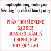 nhà phân phối gạo st25