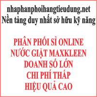 nhà phân phối nước giặt maxkleen