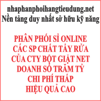 nhà phân phối nước giặt net