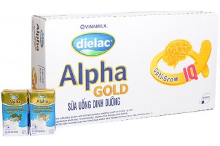 sữa bột pha sẵn dielac alpha gold 110ml